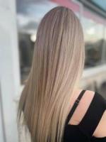 Lissage brésilien blonde