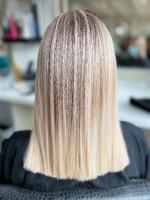 Lissage brésilien blonde