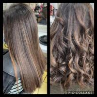 Cheveux lisse et frisés femmes