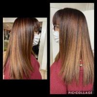 coupe de cheveux frange